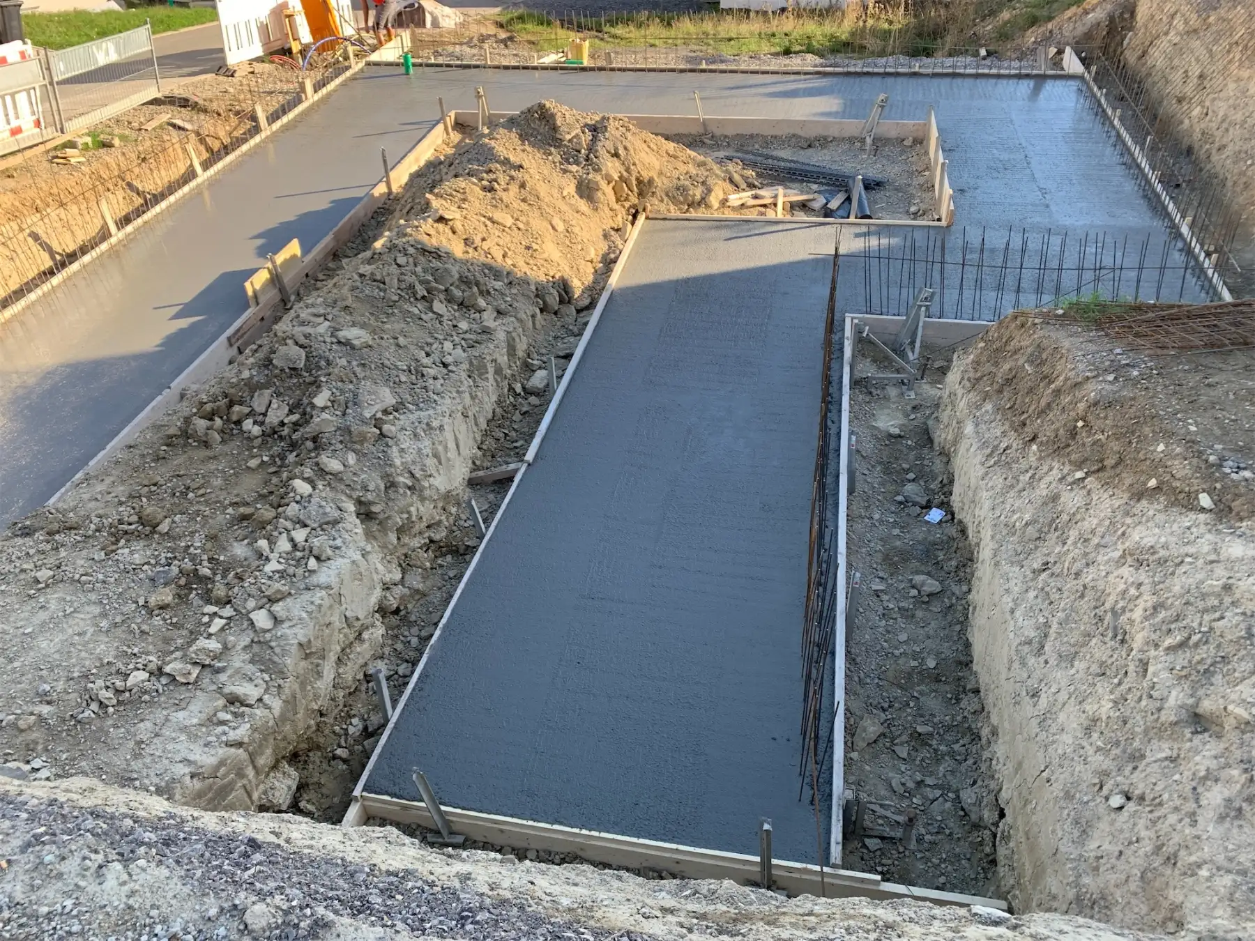 Baustelle des BAM Bauunternehmens