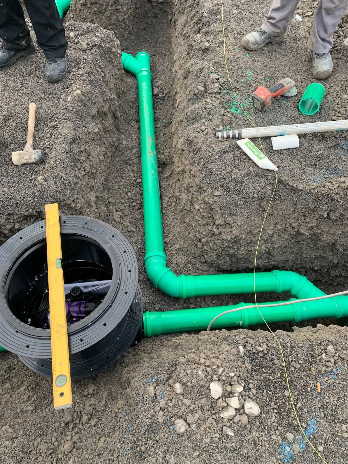Baustelle des BAM Bauunternehmens