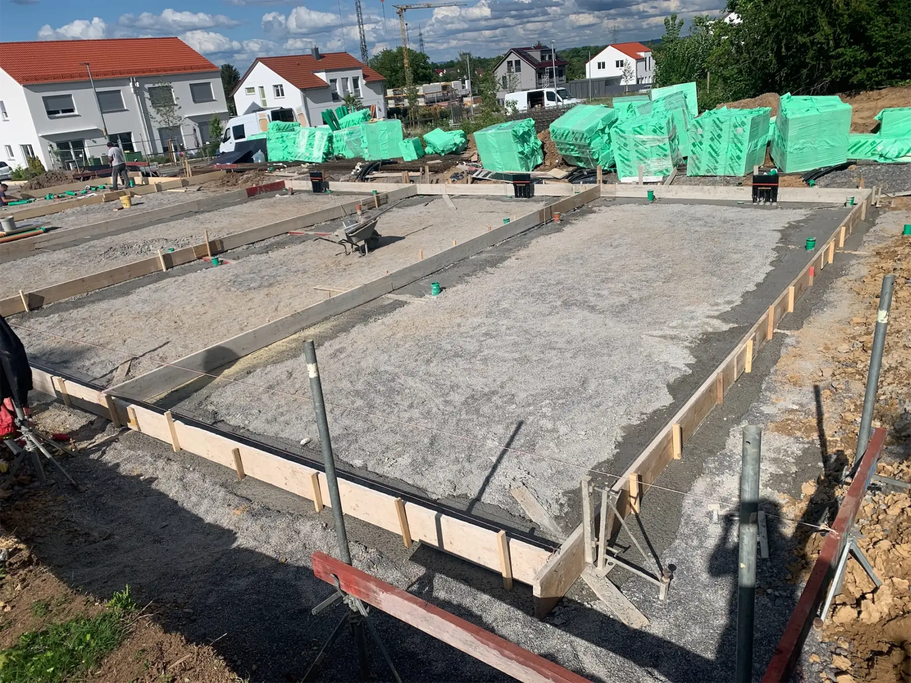 Baustelle des BAM Bauunternehmens