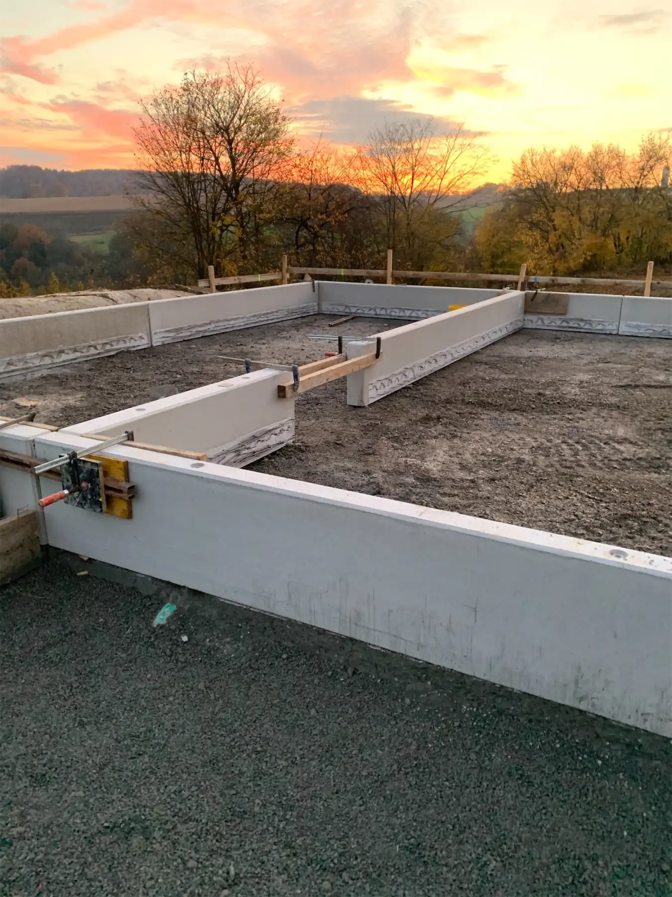 Baustelle des BAM Bauunternehmens
