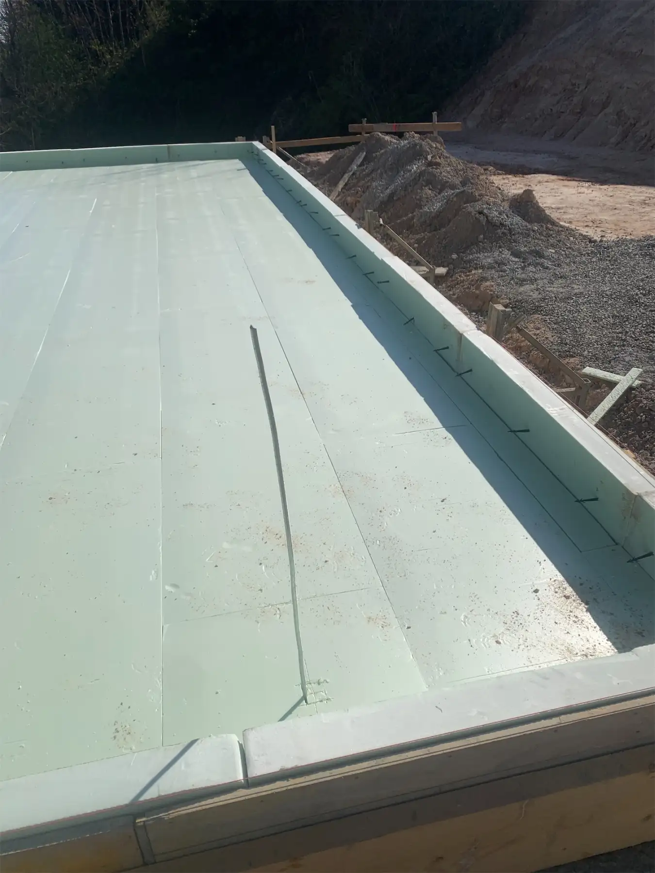 Baustelle des BAM BauunternehmensBaustelle des BAM Bauunternehmens