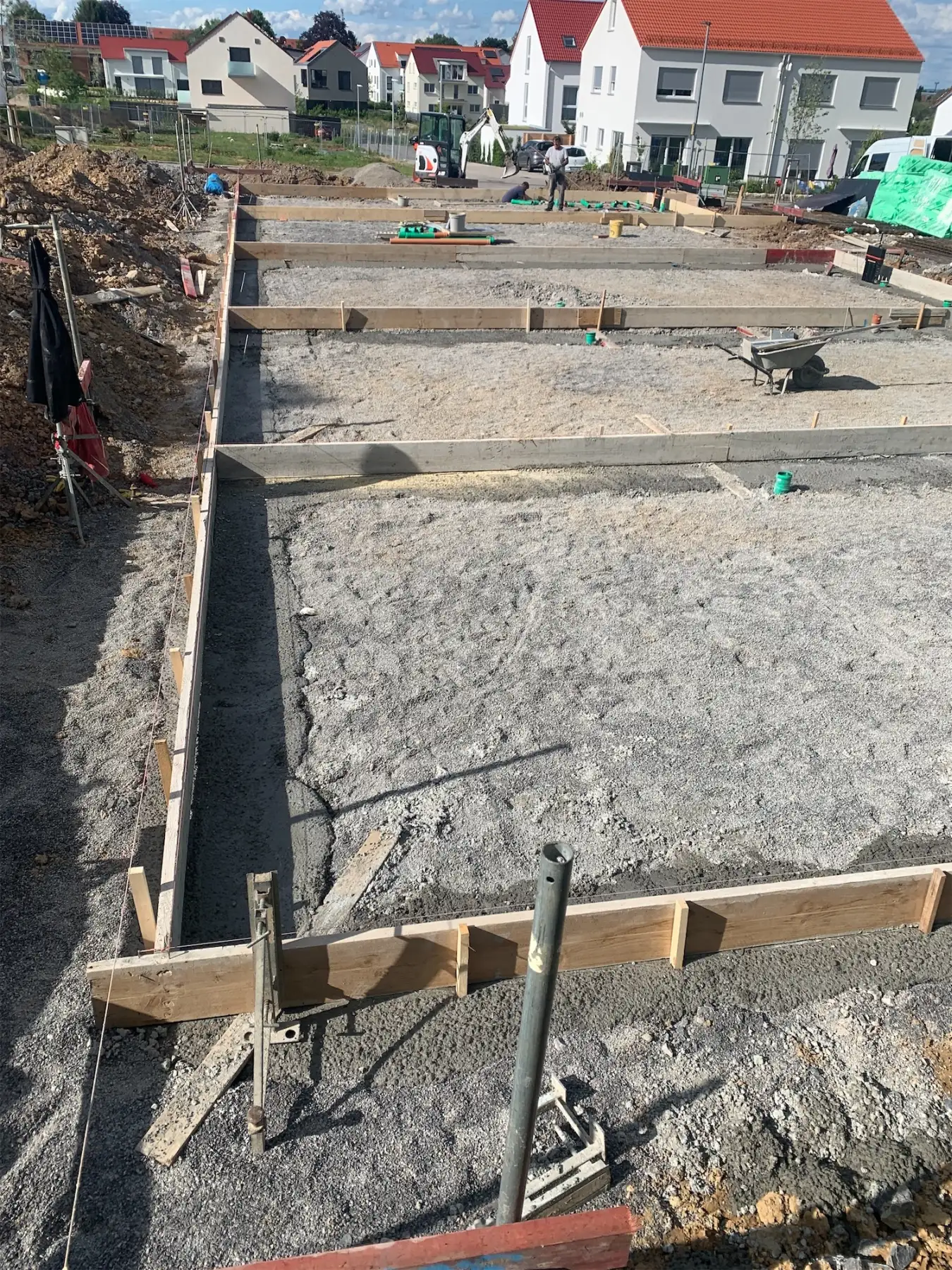 Baustelle des BAM Bauunternehmens
