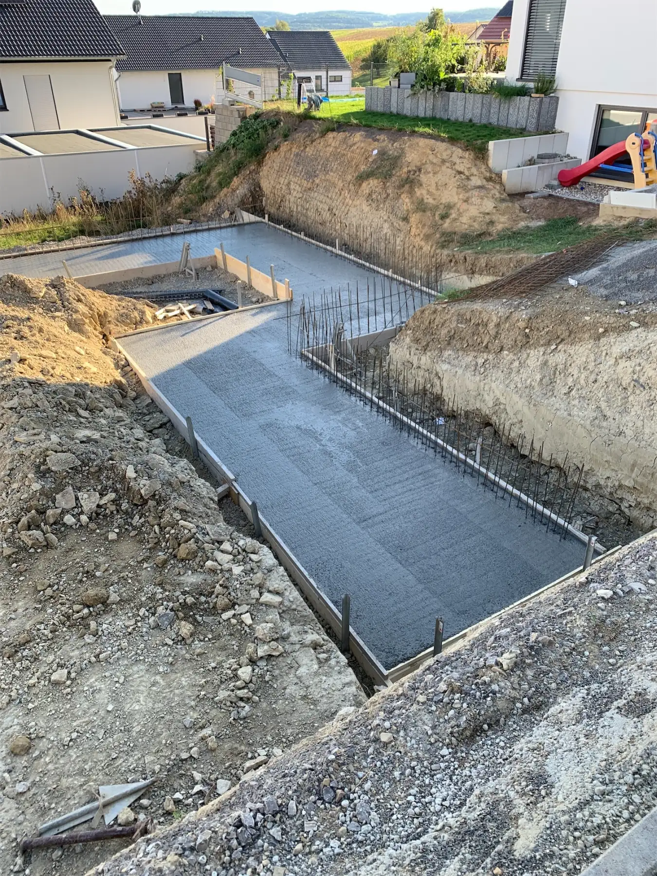Baustelle des BAM Bauunternehmens