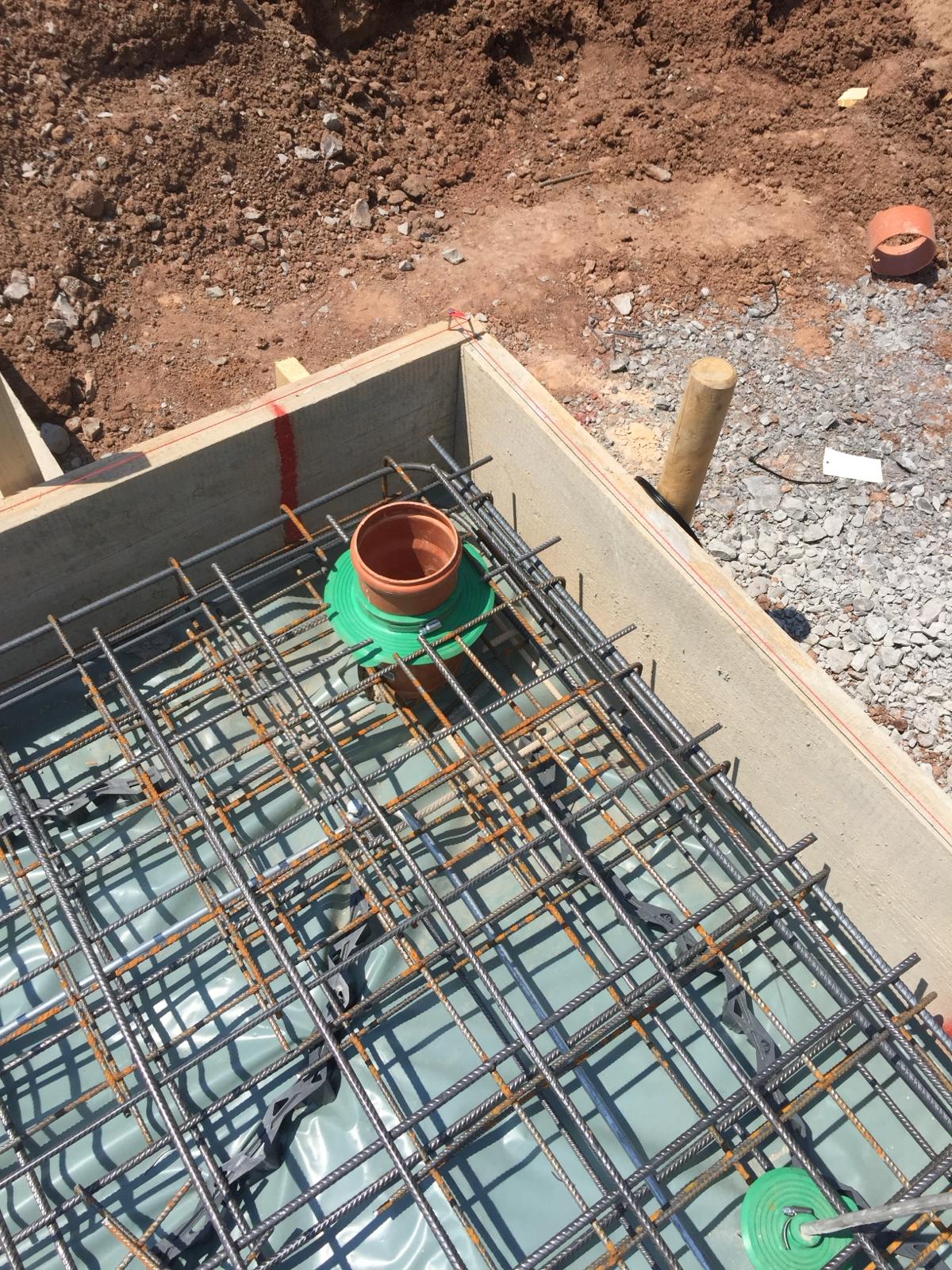 Baustelle des BAM Bauunternehmens