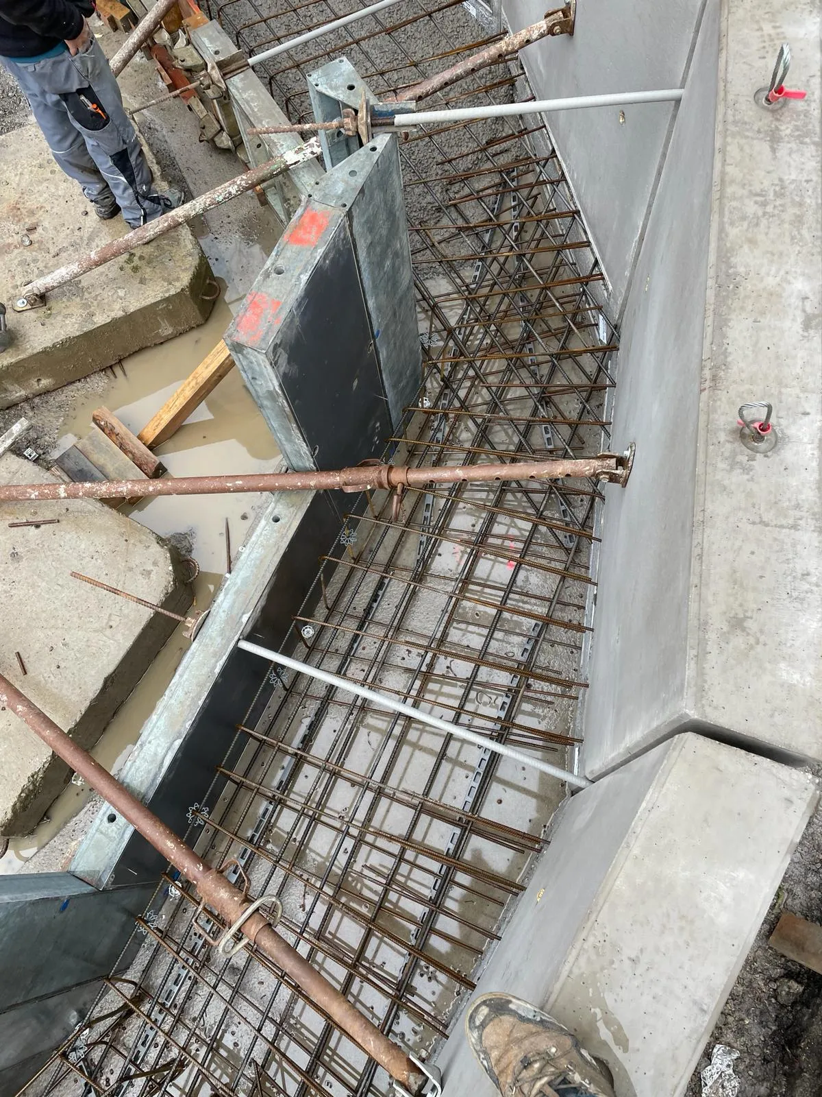 Baustelle des BAM Bauunternehmens
