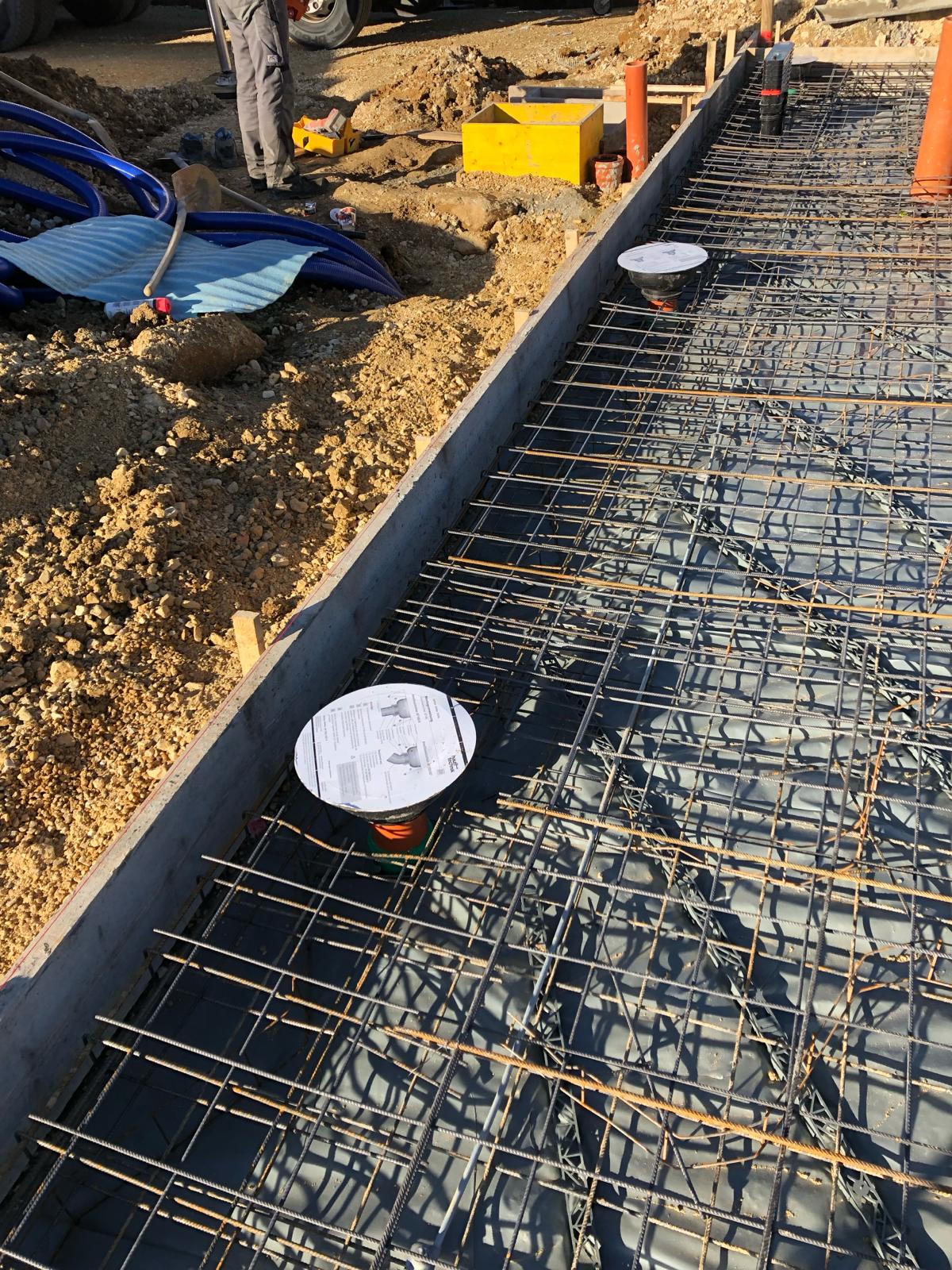 Baustelle des BAM Bauunternehmens