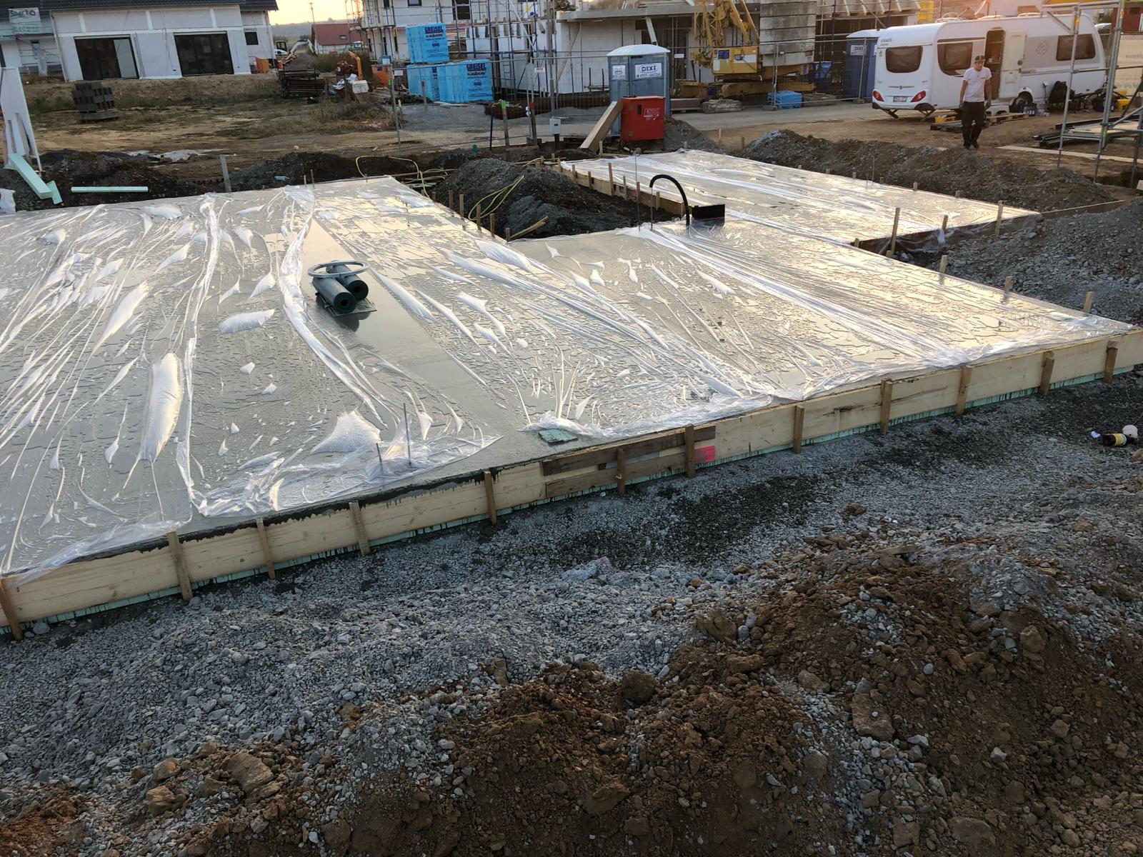 Baustelle des BAM Bauunternehmens