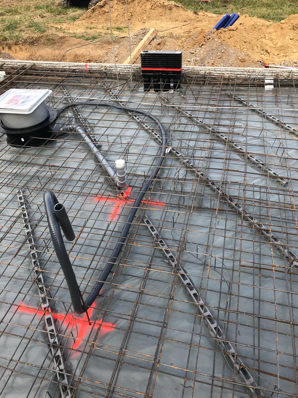Baustelle des BAM Bauunternehmens