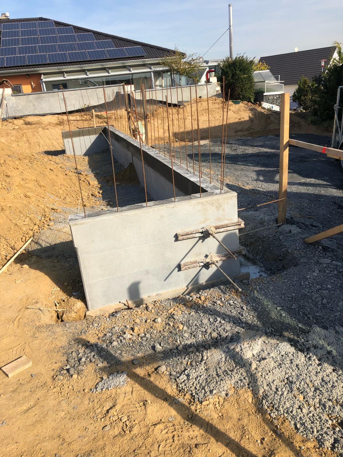 Baustelle des BAM Bauunternehmens