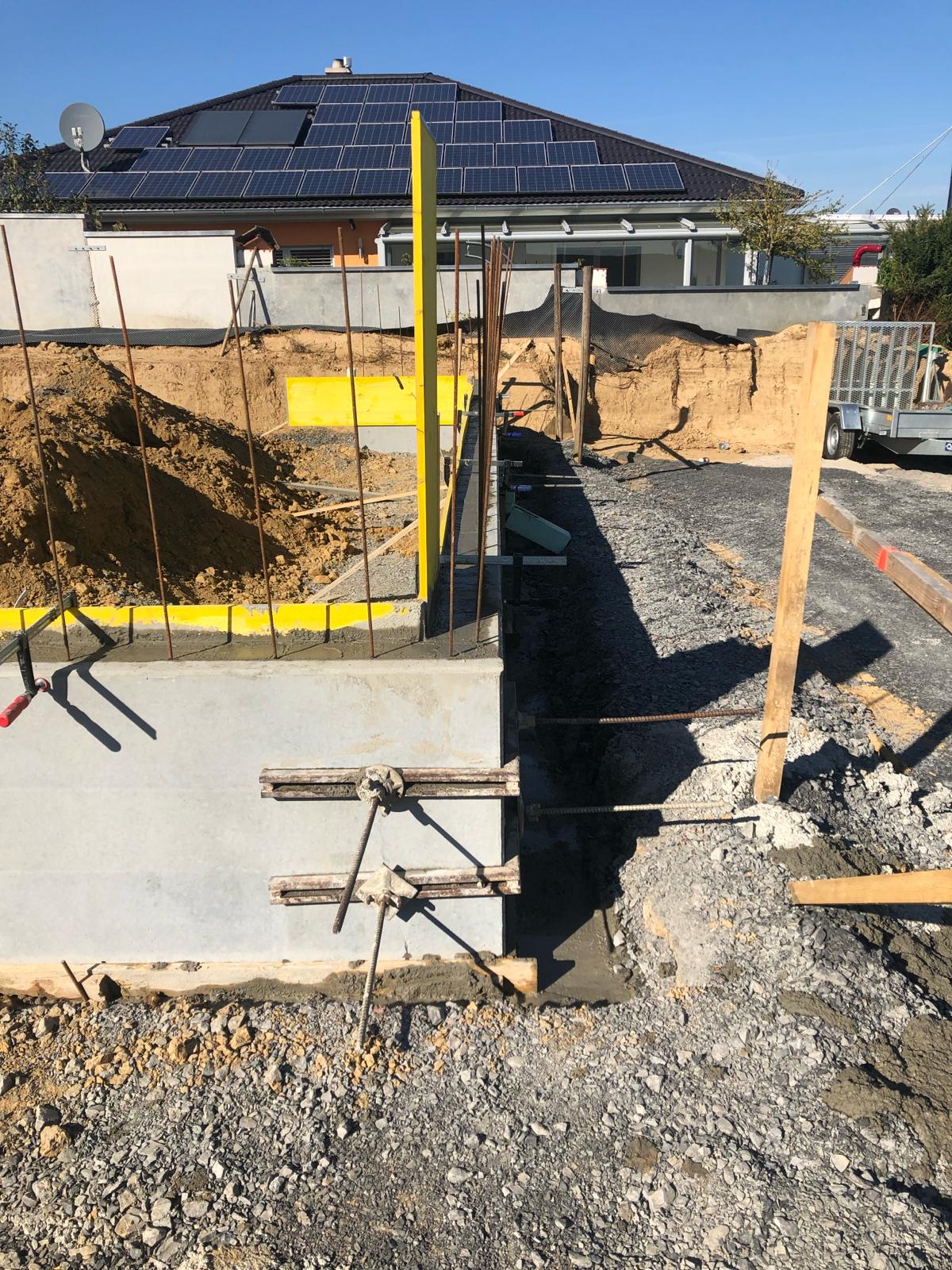 Baustelle des BAM Bauunternehmens