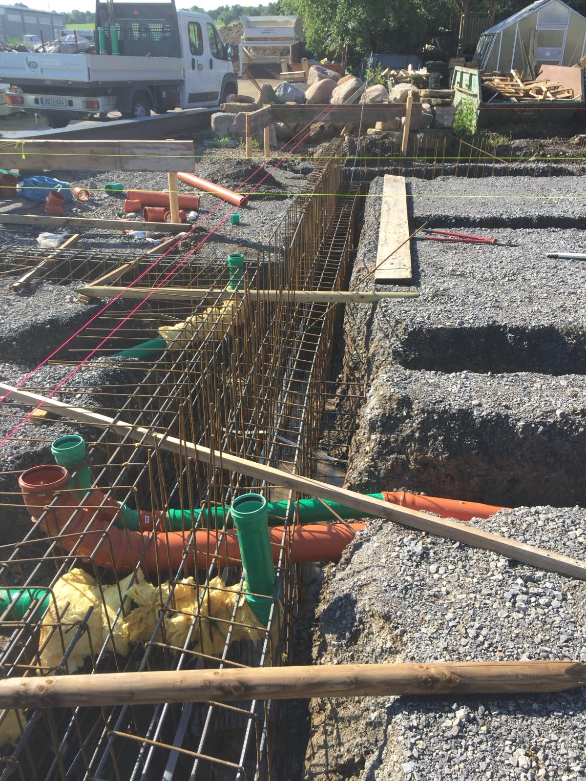 Baustelle des BAM Bauunternehmens