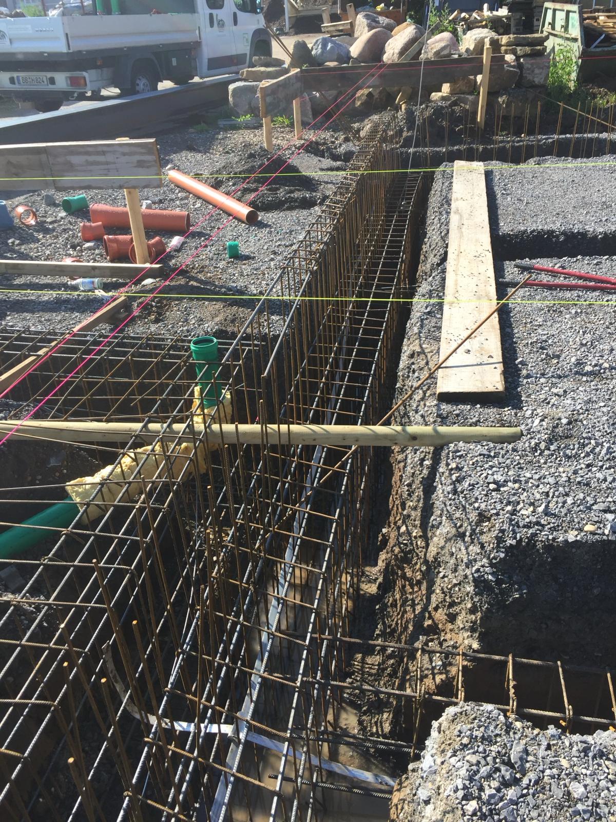 Baustelle des BAM Bauunternehmens