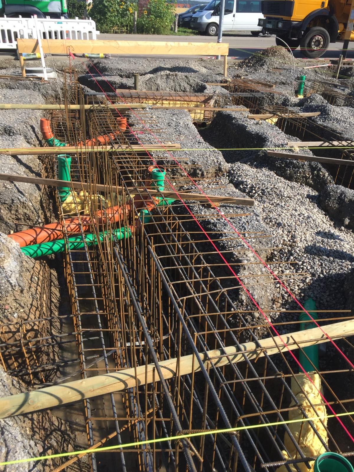 Baustelle des BAM Bauunternehmens