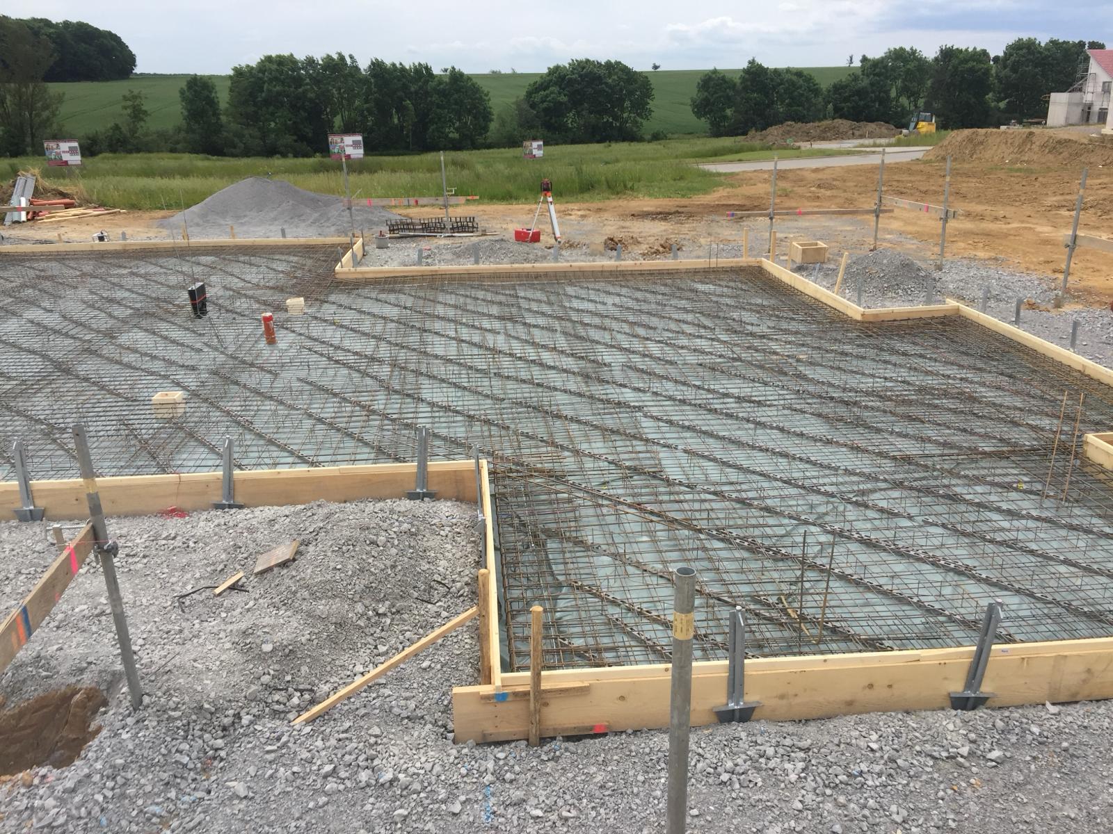 Baustelle des BAM Bauunternehmens