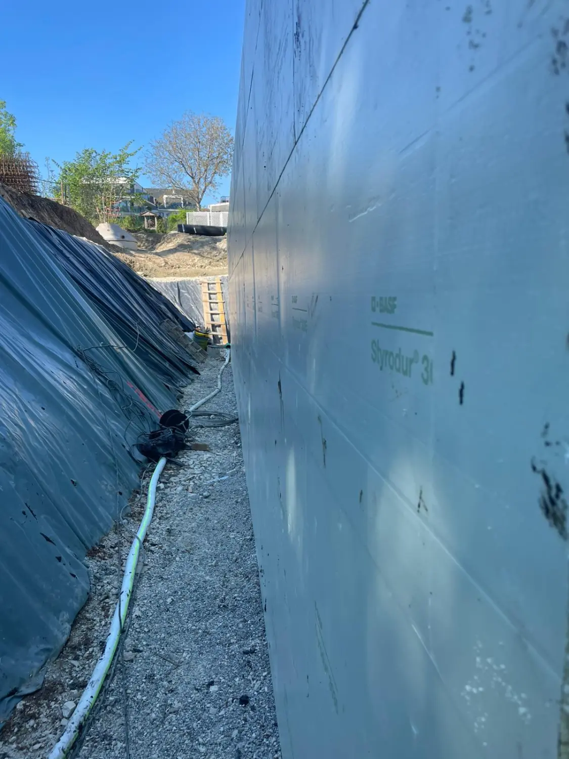 Baustelle des BAM Bauunternehmens