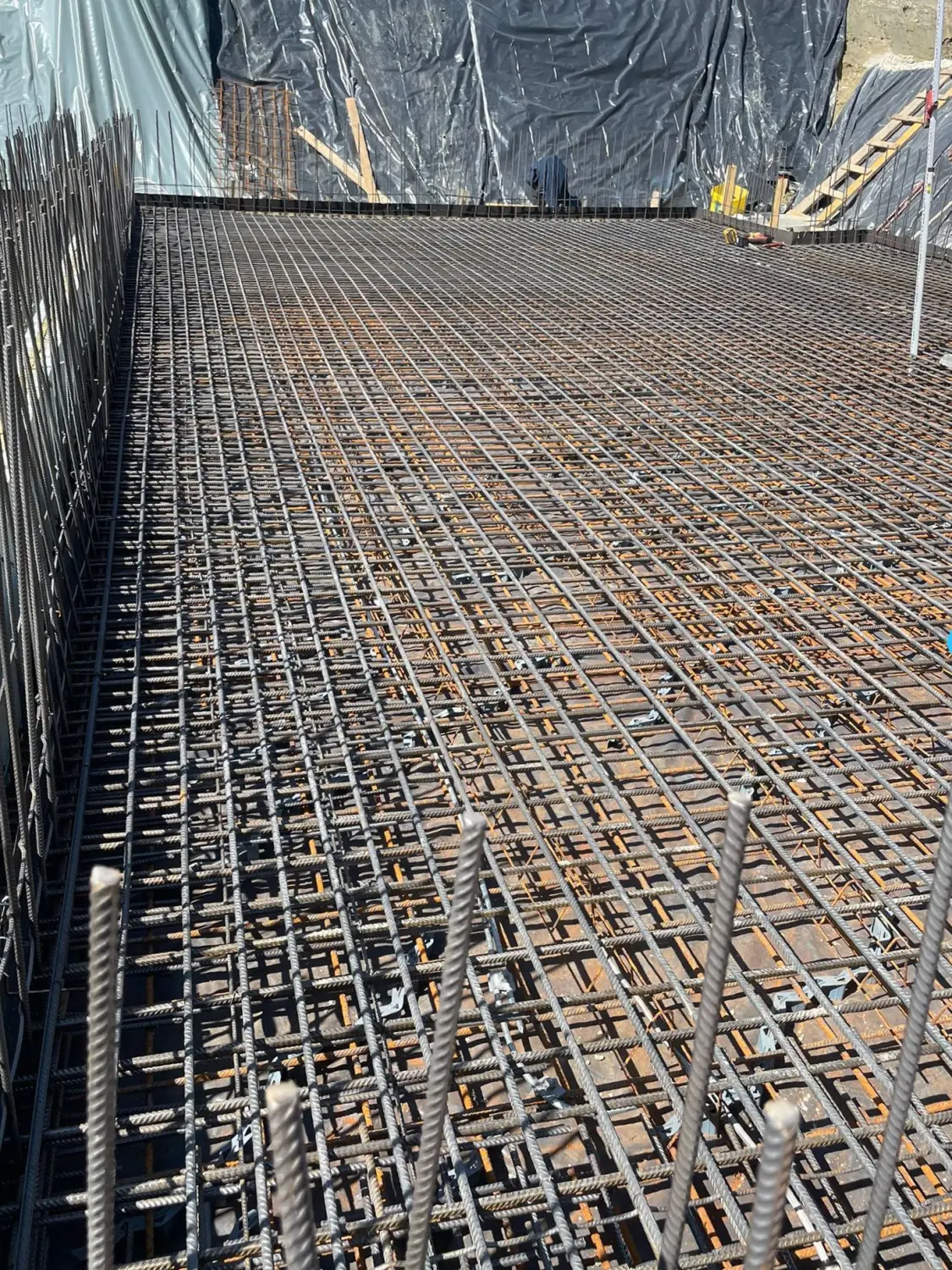 Baustelle des BAM Bauunternehmens