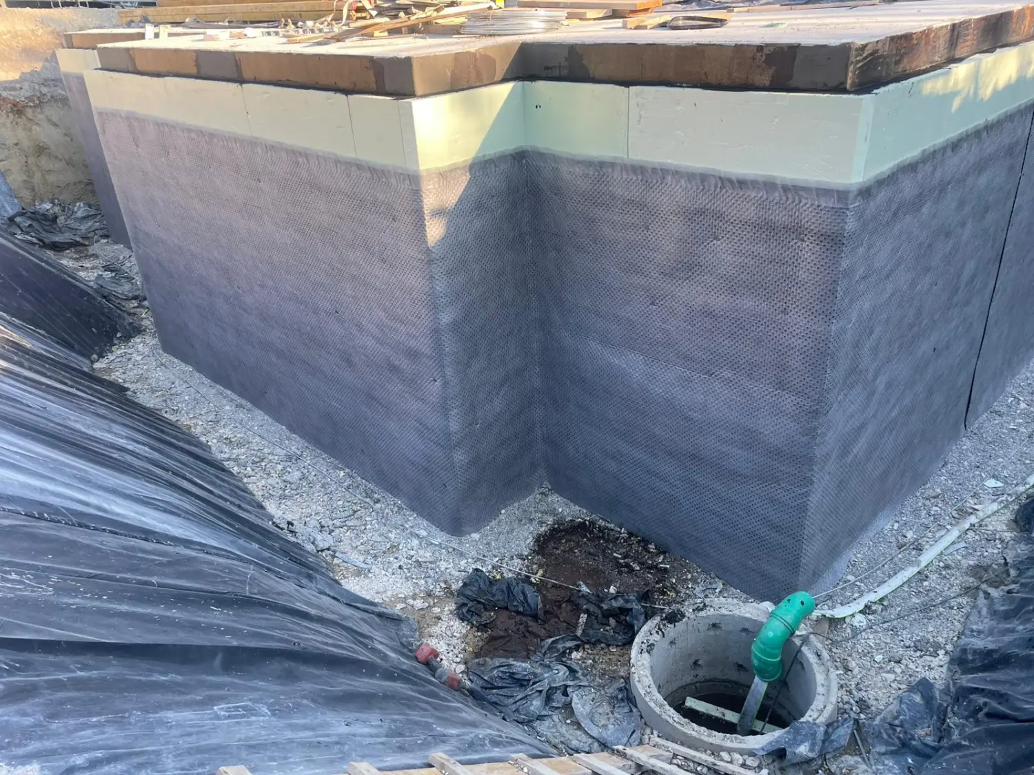 Baustelle des BAM Bauunternehmens